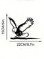 1-Piece bird-themed black metal gardening decorations, charming garden bird decorations, outdoor decorations to add vitality to your garden.