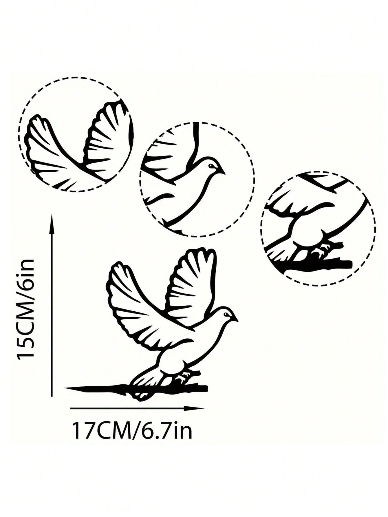 1-Piece bird-themed black metal gardening decorations, charming garden bird decorations, outdoor decorations to add vitality to your garden.