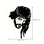 One piece of Jesus Christ metal wall decoration - elegant home decoration, wrought iron silhouette art, inspirational wall decoration. Easter decoration. Easter party gifts