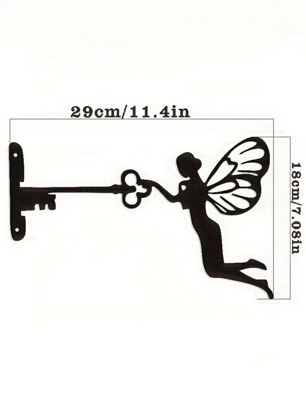 1 Key Silhouette Garden Plug - Filled with whimsical metal art decorations to add charm to the outdoors