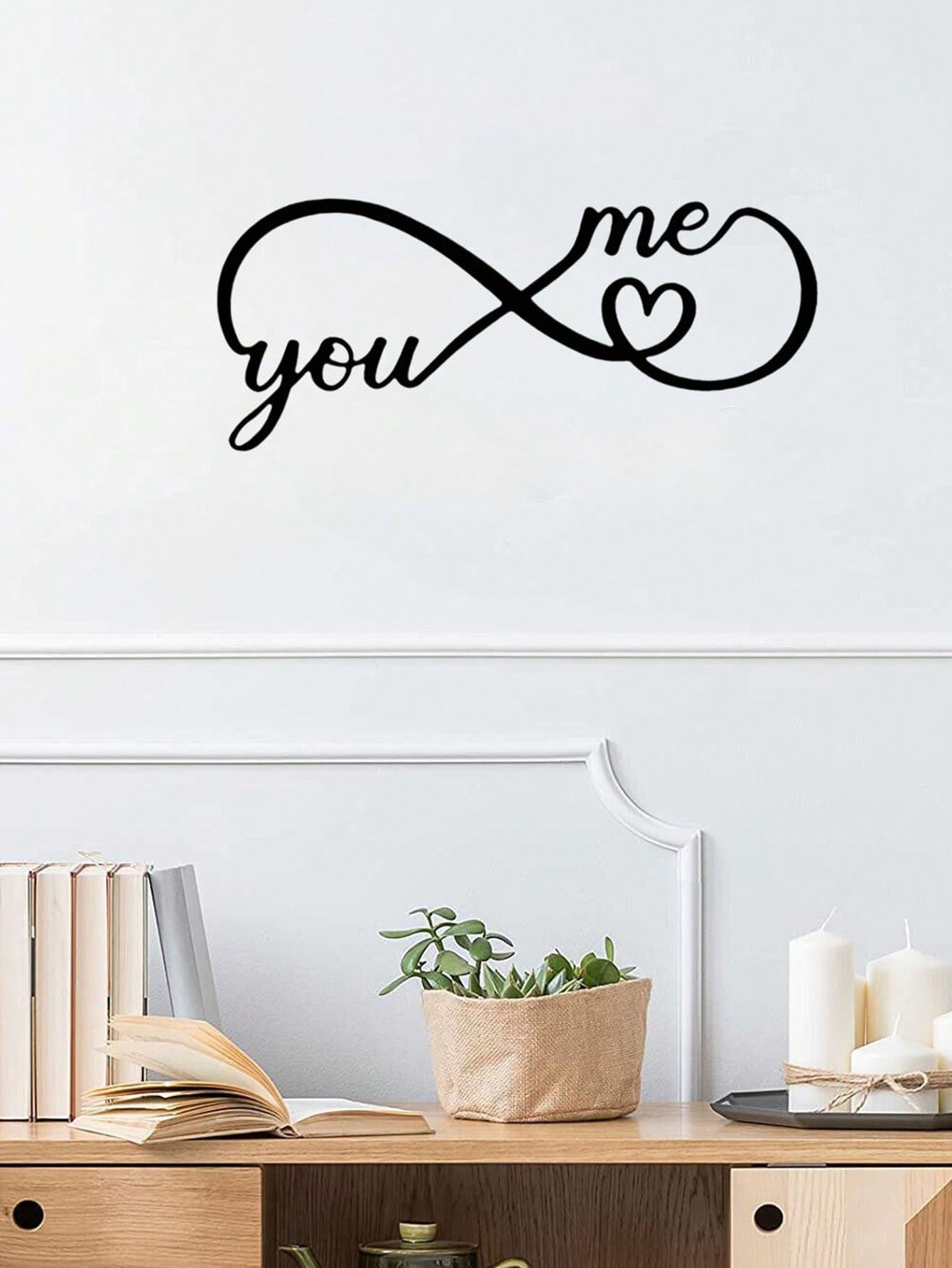 1 Piece, Metal "LOVE" Sign Wall Decoration, Rustic Black Wall Art Hanging Hollow Out Decor, Home Wall Metal Hanging