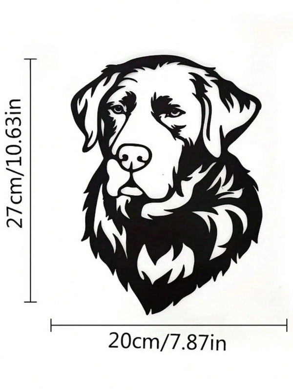 1-piece set, animal metal wall decoration, minimalist line art sleeping dog wall decoration, suitable for entrance and living room wall decorations, birthday gifts, pet lover gifts, suitable for modern home decor, home decor, room decoration