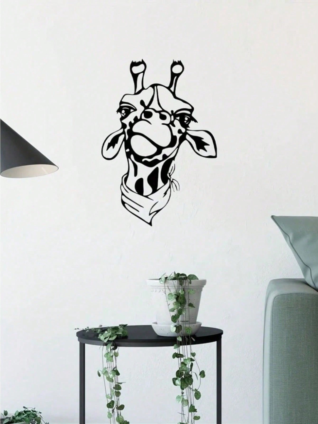 1 piece of black metal wrought iron home decoration cute deer head decoration wall decoration, suitable for living room, bedroom and other room decoration, exquisite personalized gifts, suitable for animal lovers and friends