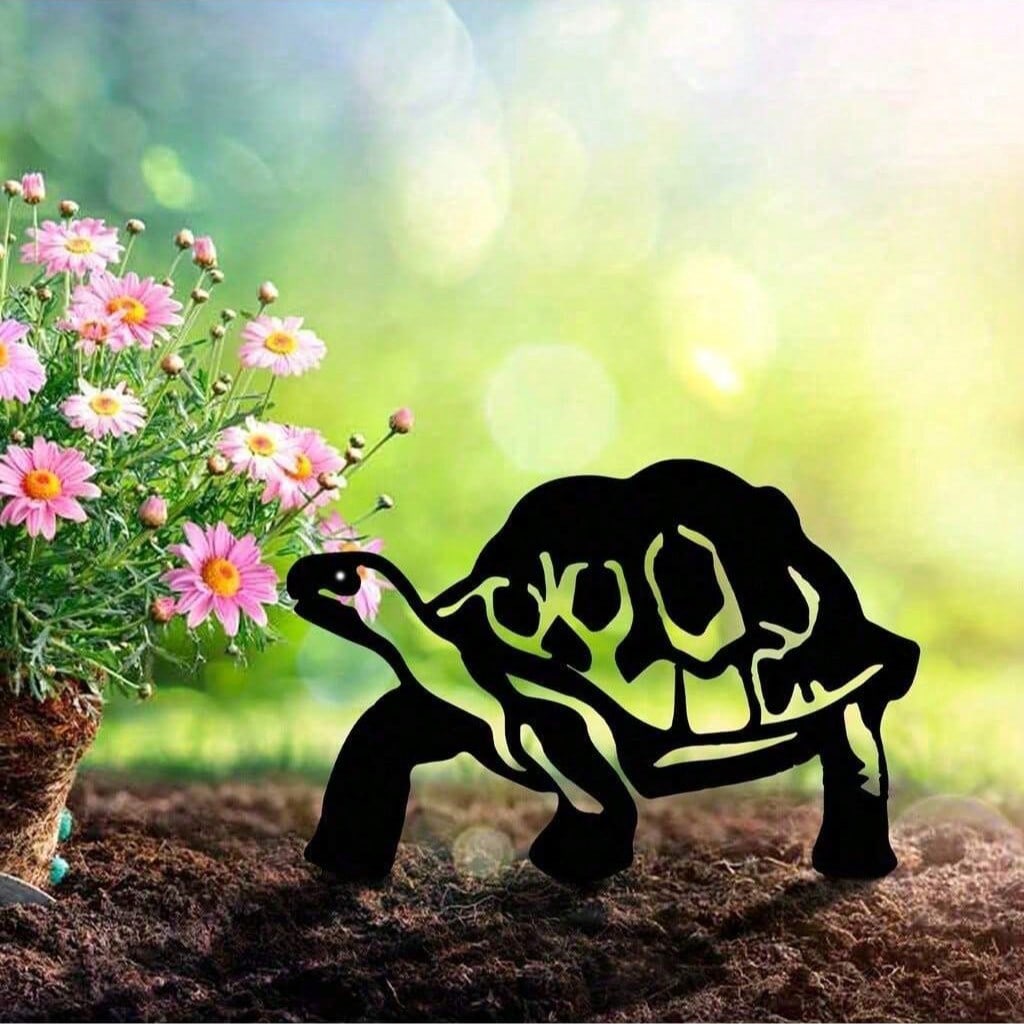 1pc Hawaiian Style Metal Turtle Wall Art - Home & Garden Decor For Parties,Suitable For Modern Home Decoration, Home Decoration, Room Decoration, Wall Decoration For Bedroom, Living Room Or Bathroom, Waterproof, Rust-Proof , Birthday Gift, Sturdy And Non- Secondary image