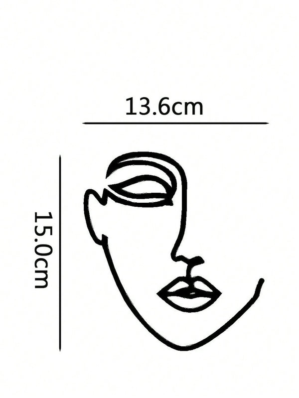 1 piece female sexy dressing room creative metal wall painting, suitable for bedroom and living room, modern simple wall decoration, canvas painting, poster, waterproof, rust-proof, durable
