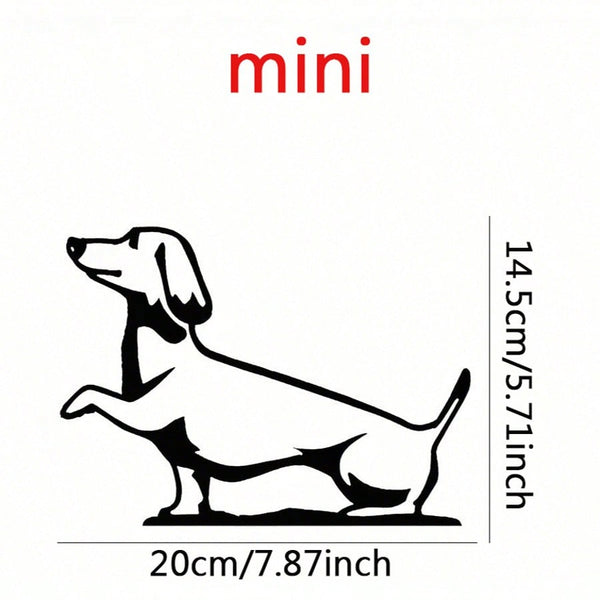 1-piece set, animal metal wall decoration, minimalist line art sleeping dog wall decoration, suitable for entrance and living room wall decorations, birthday gifts, pet lover gifts, suitable for modern home decor, home decor, room decoration