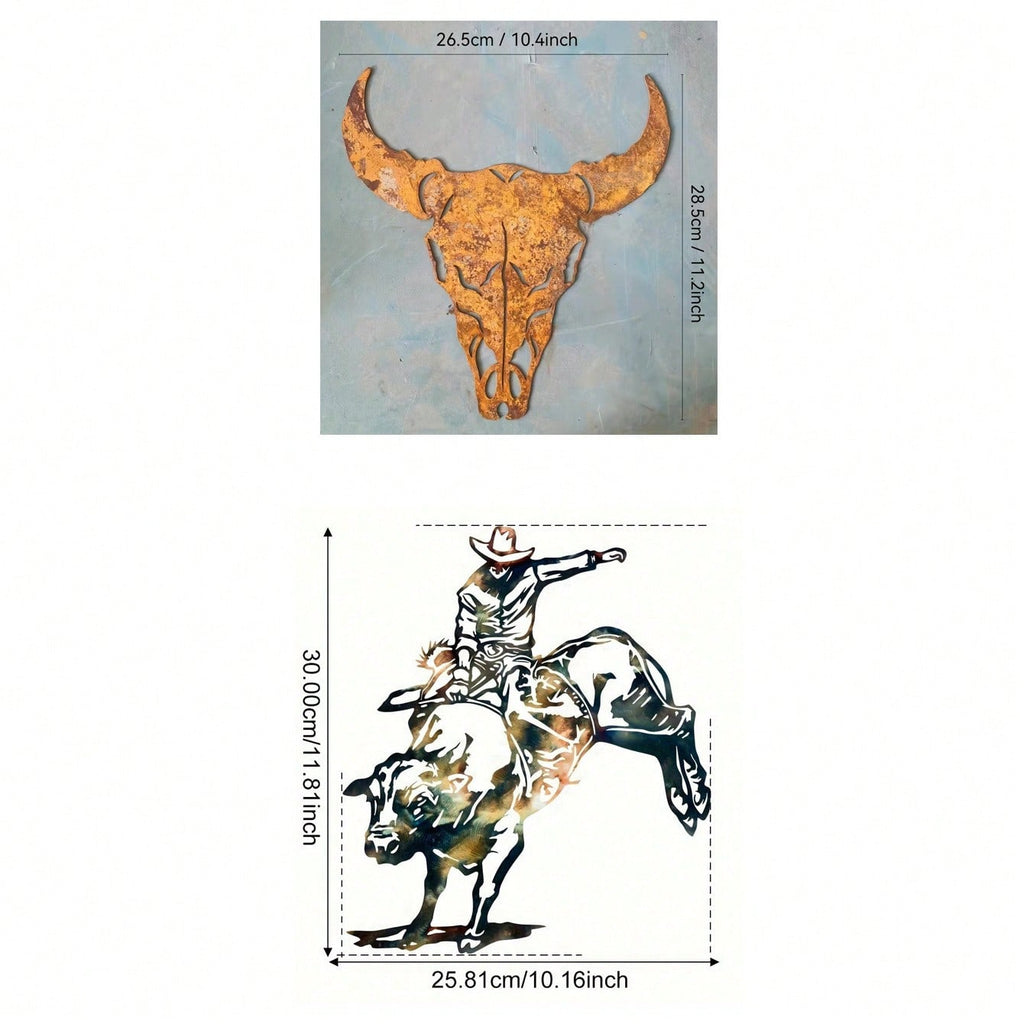 1 unique character riding metal matador art wall decoration, interior decoration, bedroom wall decoration, living room wall decoration, metal art wall decoration, suitable for modern home decoration, home decoration, room decoration, bedroom decoration