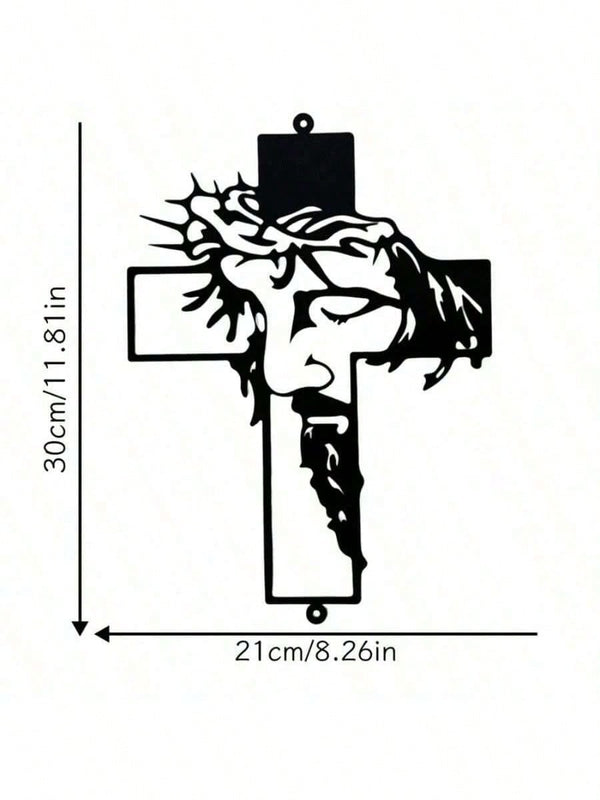 1 metal cross symbol wall decoration, suitable for Halloween, Easter, Thanksgiving decoration, can also be used for office, restaurant, lobby wall decoration, holiday room decoration.