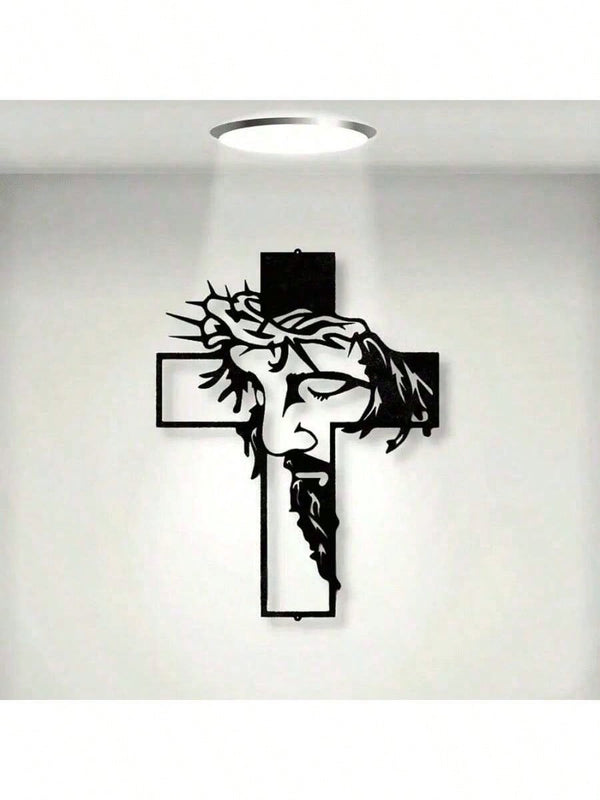 1 metal cross symbol wall decoration, suitable for Halloween, Easter, Thanksgiving decoration, can also be used for office, restaurant, lobby wall decoration, holiday room decoration.
