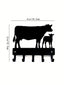 "1pc Cow Shaped Wall Hook - Cute Animal Wall Hooks for Keys, Hats & Decor, Farmhouse Bathroom & Bedroom Organization, SHEIN Home Accessories"