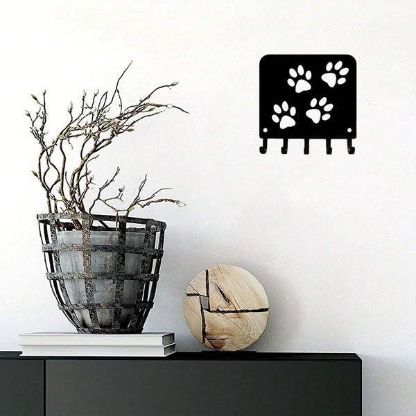 1. Gothic black metal wall hook - vintage industrial-style hanging storage rack, suitable for hanging clothes, kitchen utensils, bathroom storage - home decor accessory, bedroom and living room decor, unique and attractive wall hook