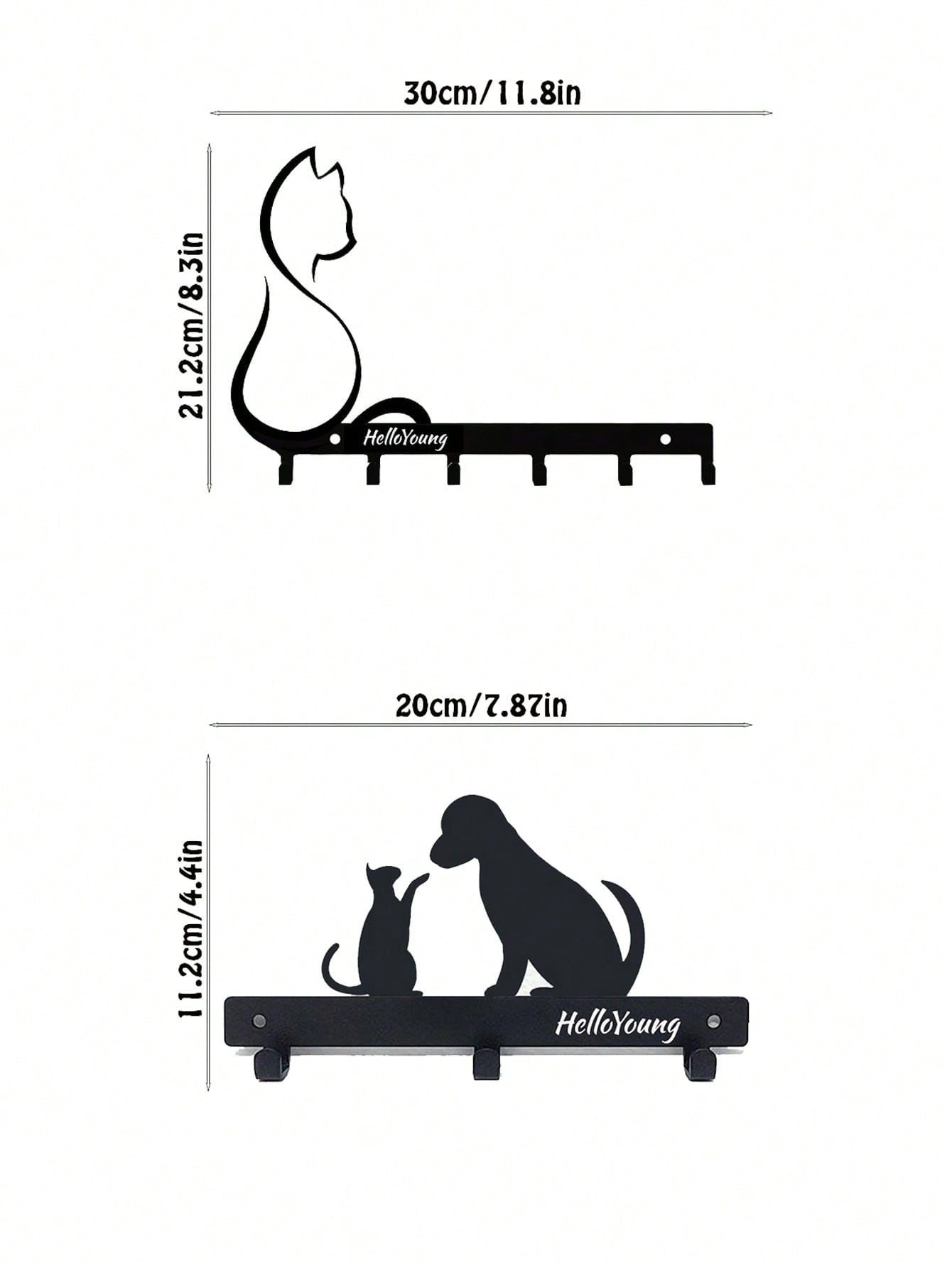 1pc Metal Wall Hook - Cat Claw Design, Versatile Hanging Storage Rack For Coat, Key, Belt, Towel, Bag - Pet Lover Home Decor Accent For Living Room, Bedroom, Entryway, Hallway And Mudroom - Mounted Organizer With Sleek Black Finish To Elevate Organization