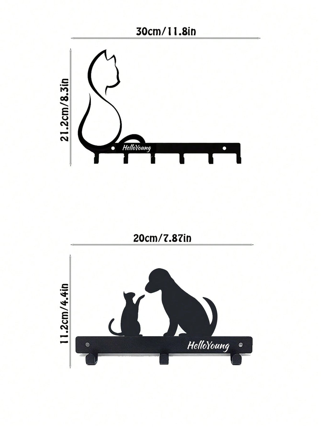 1pc Metal Wall Hook - Cat Claw Design, Versatile Hanging Storage Rack For Coat, Key, Belt, Towel, Bag - Pet Lover Home Decor Accent For Living Room, Bedroom, Entryway, Hallway And Mudroom - Mounted Organizer With Sleek Black Finish To Elevate Organization