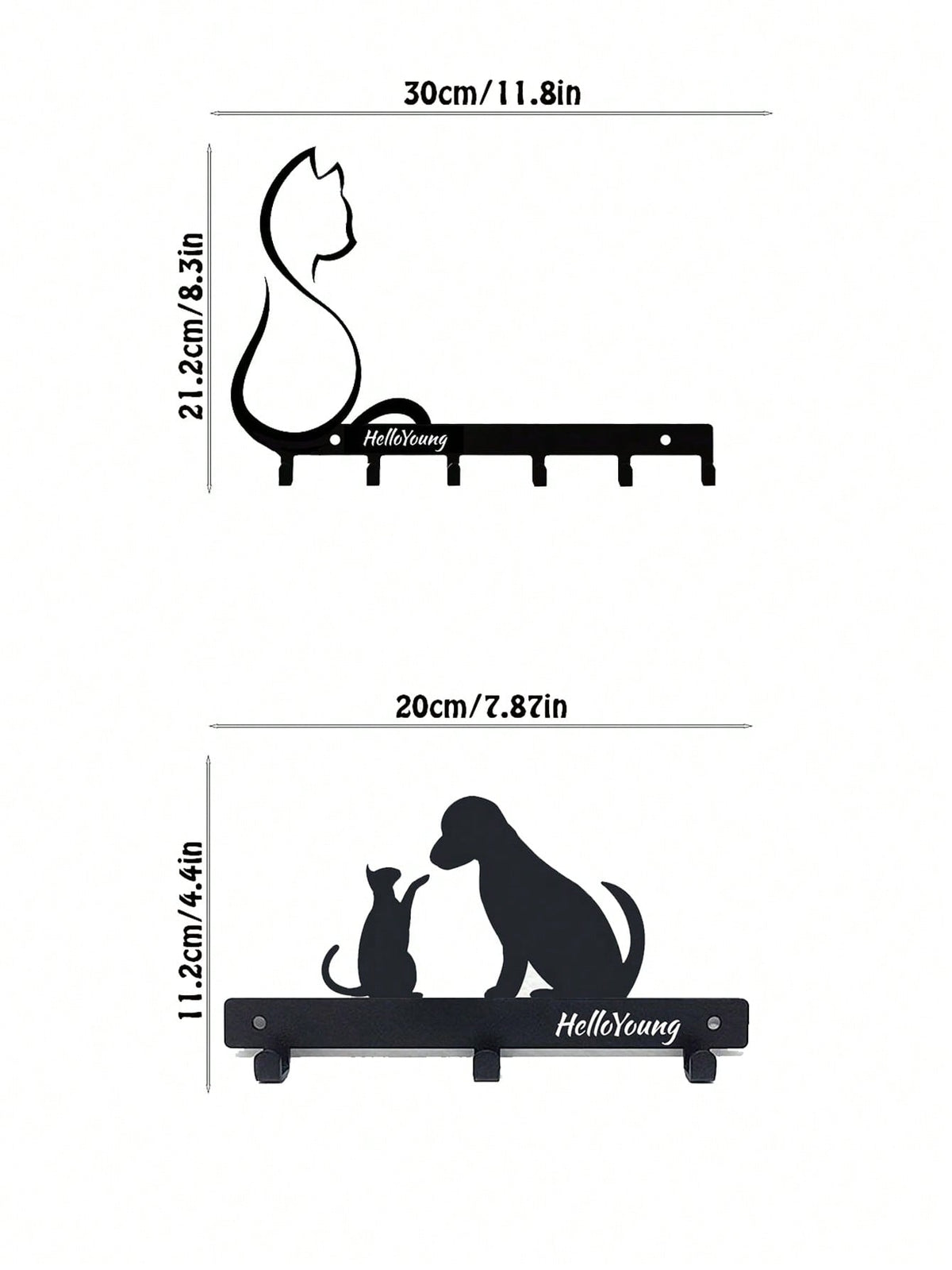 1pc Metal Wall Hook - Cat Claw Design, Versatile Hanging Storage Rack For Coat, Key, Belt, Towel, Bag - Pet Lover Home Decor Accent For Living Room, Bedroom, Entryway, Hallway And Mudroom - Mounted Organizer With Sleek Black Finish To Elevate Organization