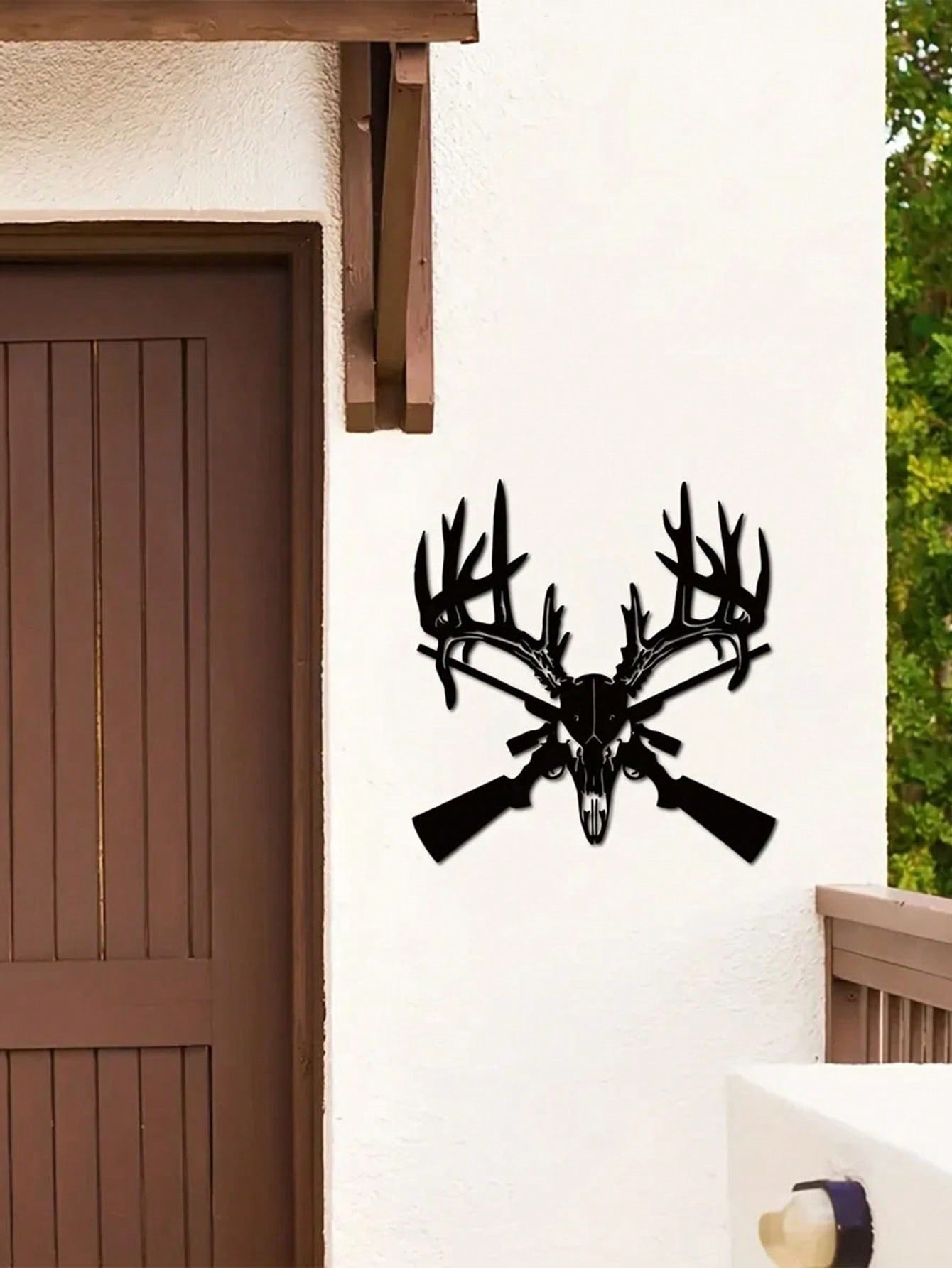 1 PC Home Decor Iron Black Metal “let it snow” Wall Decor Wall Sticker, Indoor/Outdoor Personalized Gift Holiday Gift for Snow Loving Friends