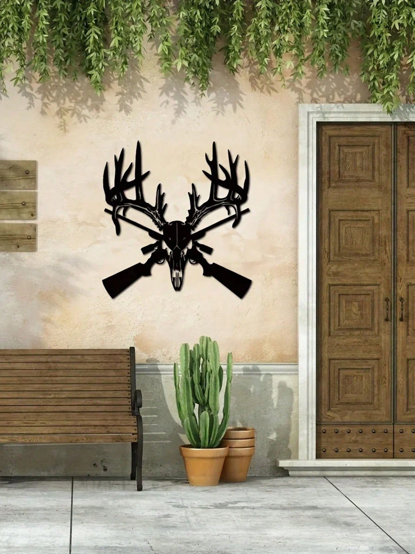 1 PC Home Decor Iron Black Metal “let it snow” Wall Decor Wall Sticker, Indoor/Outdoor Personalized Gift Holiday Gift for Snow Loving Friends