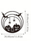 1 piece Halloween pumpkin metal wall decoration, spider web bat house number wall decoration, Halloween Day of the Dead home party decoration, home decoration, Halloween decoration, room decoration
