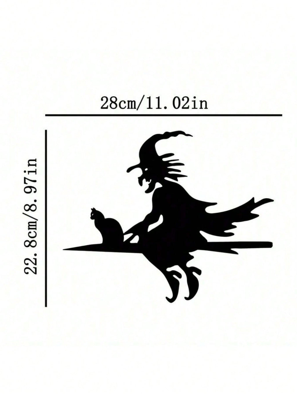 1 Halloween iron silhouette hanging three-bat shaped stump garden hollow sculpture ornament, metal inlay, ground wrought iron artwork