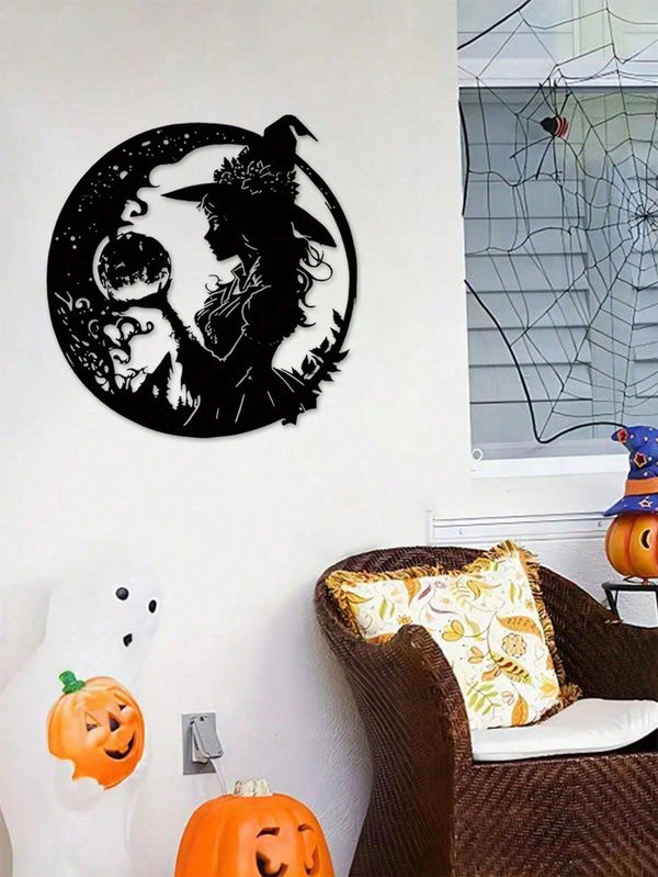1 piece of exquisite metal witch wall decoration, boys and girls room, kindergarten, living room, baby room, bedroom decoration sticker mural