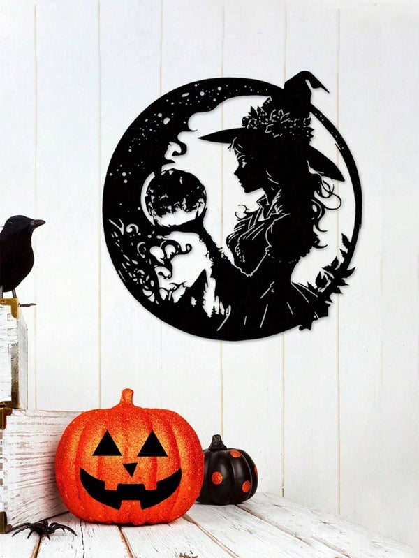 1 piece of exquisite metal witch wall decoration, boys and girls room, kindergarten, living room, baby room, bedroom decoration sticker mural