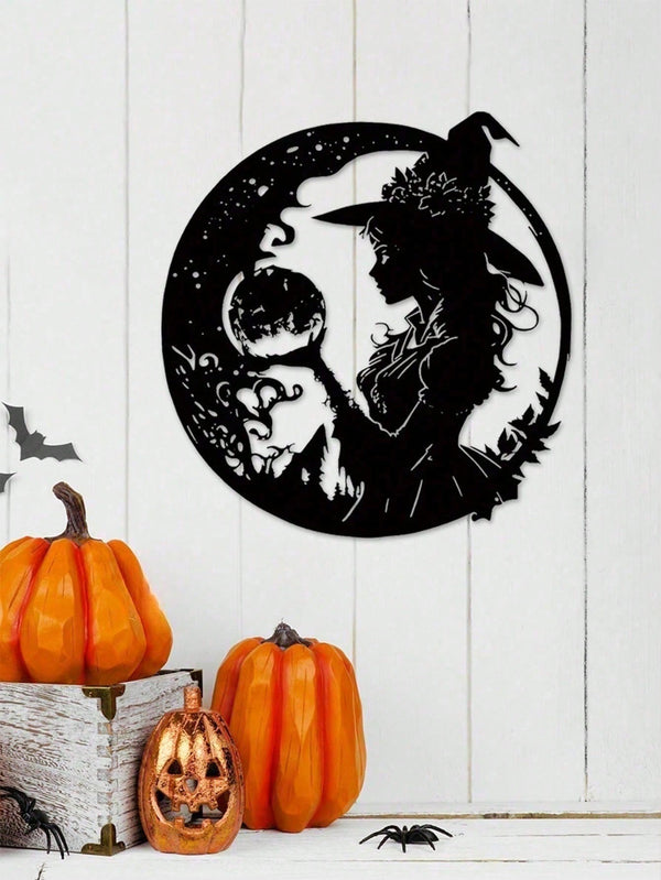 1 piece of exquisite metal witch wall decoration, boys and girls room, kindergarten, living room, baby room, bedroom decoration sticker mural