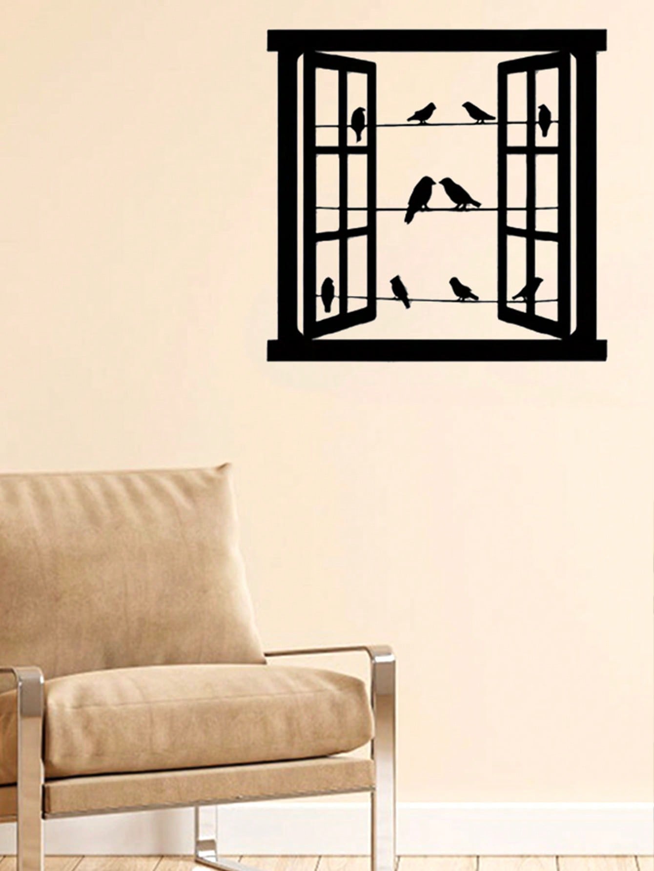 1 piece of metal craft pendant, bird window/compass peak metal wall decoration, artistic office iron decoration, home decoration, gothic room decoration