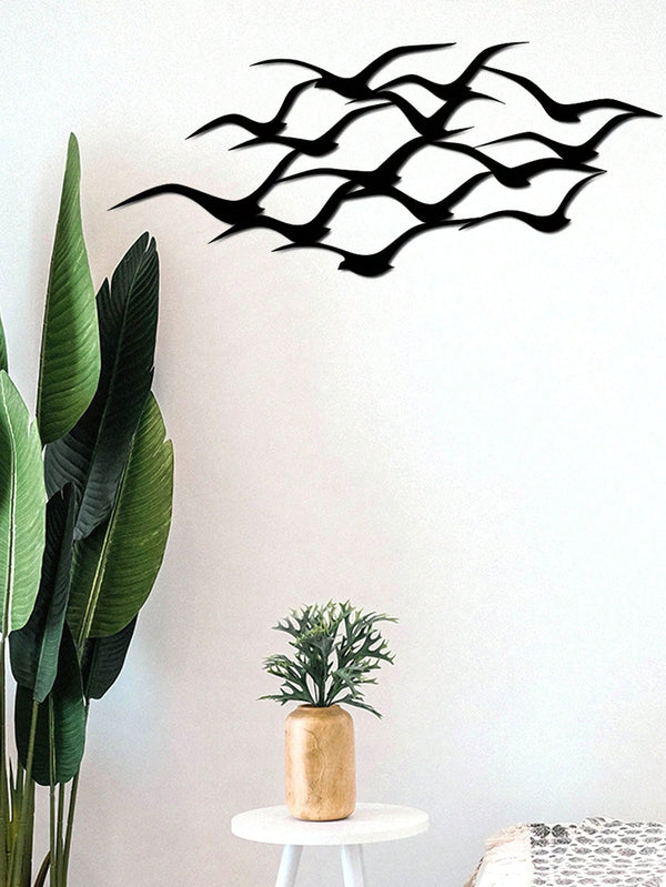 1 piece of metal craft pendant, bird window/compass peak metal wall decoration, artistic office iron decoration, home decoration, gothic room decoration