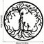 "1PC Tree of Life Wall Art: Elegant Metal Wall Decor for Home & Office, Spiritual Boho Iron Wall Hanging, Unique Handmade Room Decor for Living Room, Bedroom, Gift Idea"