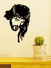 "Jesus Christ Metal Wall Art - Elegant Iron Silhouette Christian Decor for Home, Church & Easter | Inspirational Spiritual Gift for Believers, Religious Home Decor, Rustic Wall Hanging – Waterproof, Rust-Proof, Durable – Perfect for Bedroom, Living Room,