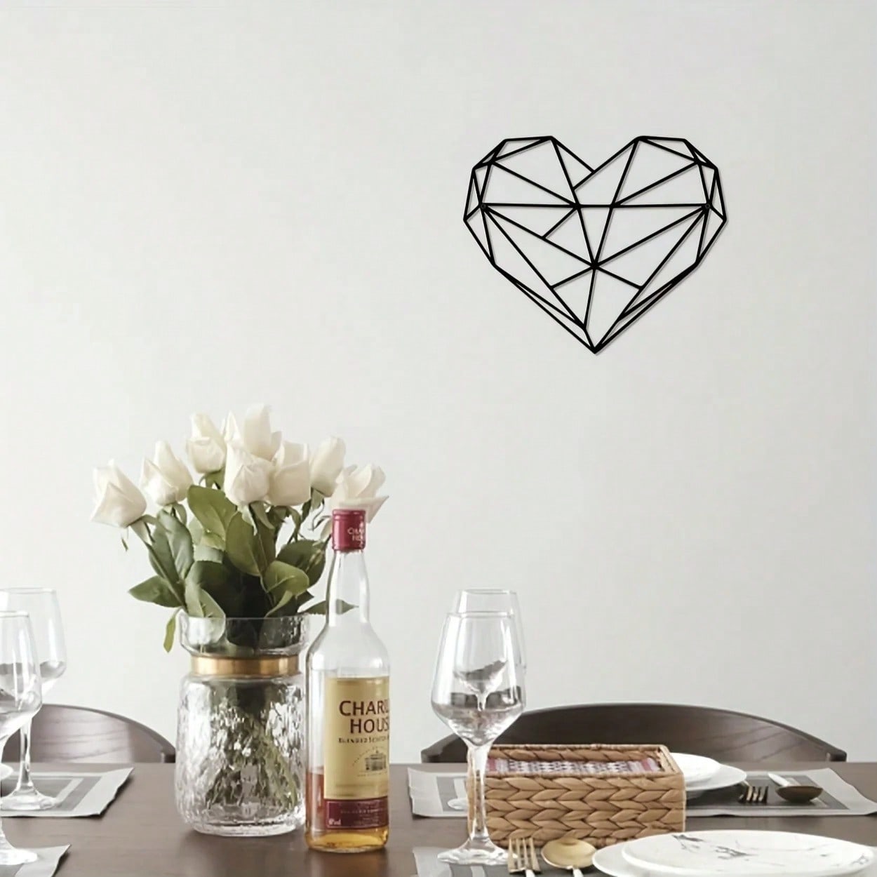 "Large Abstract Metal Wall Art – Modern Geometric Wall Hanging Decor for Indoor, Outdoor & Office – Handcrafted Contemporary Metal Sculpture, Unique Home & Office Décor"