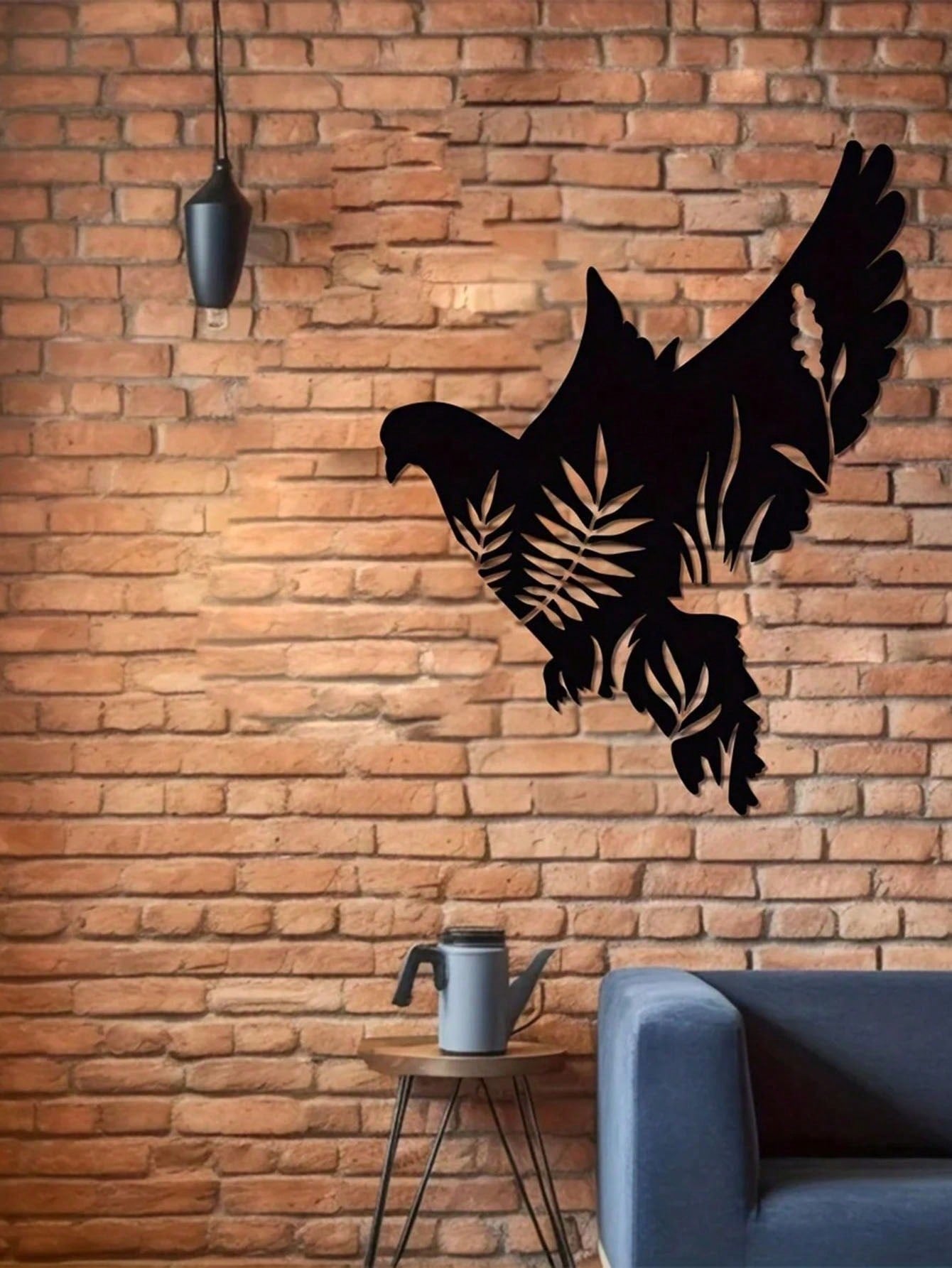 "2Pcs/Set Southwestern Style Metal Wall Art - Spiritual Woman & Tribal Design, Boho Chic Home Decor, Native American Inspired, West Indies Style, Handcrafted for Living Room, Bedroom"