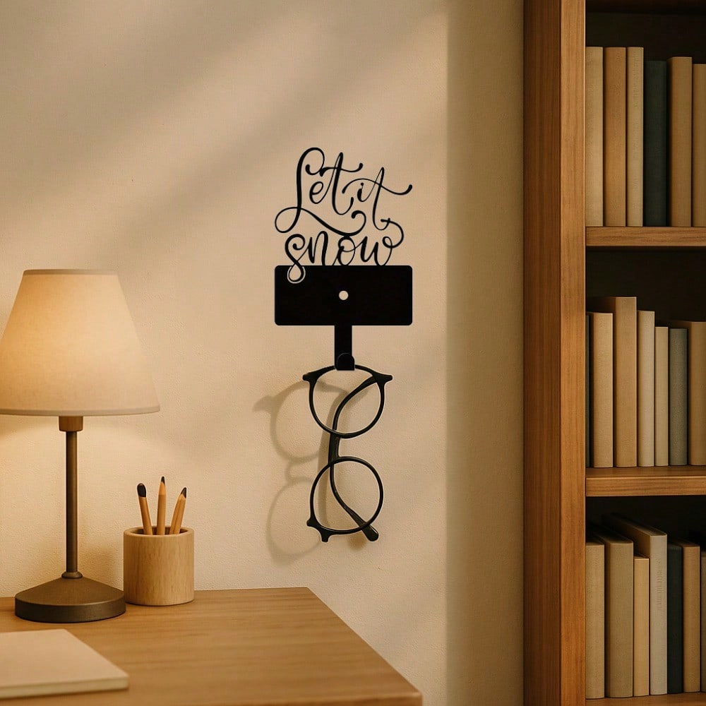 1 "snow" pattern multi-functional metal hook, wall-mounted multi-functional storage hook, suitable for kitchens, bedrooms, porches and other places. Multi-purpose storage hook, can hang clothes, bags and keys.