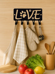 1 PC Purrposeful 'LIVE' Metal Hook,"LIVE" Metal Storage Hook, Suitable For Various Scenes Such As Entrance, Bedroom, Bathroom, Kitchen, Etc., Can Be Used To Hang Clothes, Bags, Towels, Kitchen Utensils, Etc. Categories: Metal Hooks, Storage Supplies