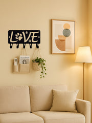 1 PC Purrposeful 'LIVE' Metal Hook,"LIVE" Metal Storage Hook, Suitable For Various Scenes Such As Entrance, Bedroom, Bathroom, Kitchen, Etc., Can Be Used To Hang Clothes, Bags, Towels, Kitchen Utensils, Etc. Categories: Metal Hooks, Storage Supplies