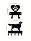 1 PC Black Wrought Iron Dog Paw And Heart Key Holder Wall Mount - Elegant Animal Themed Key Rack And Wall Decor Organizer For Home And Entryway, Versatile Hooks For Keys, Leashes, Bags, And Accessories, Metal Mounting Design, Modern Rustic Accent For Livi