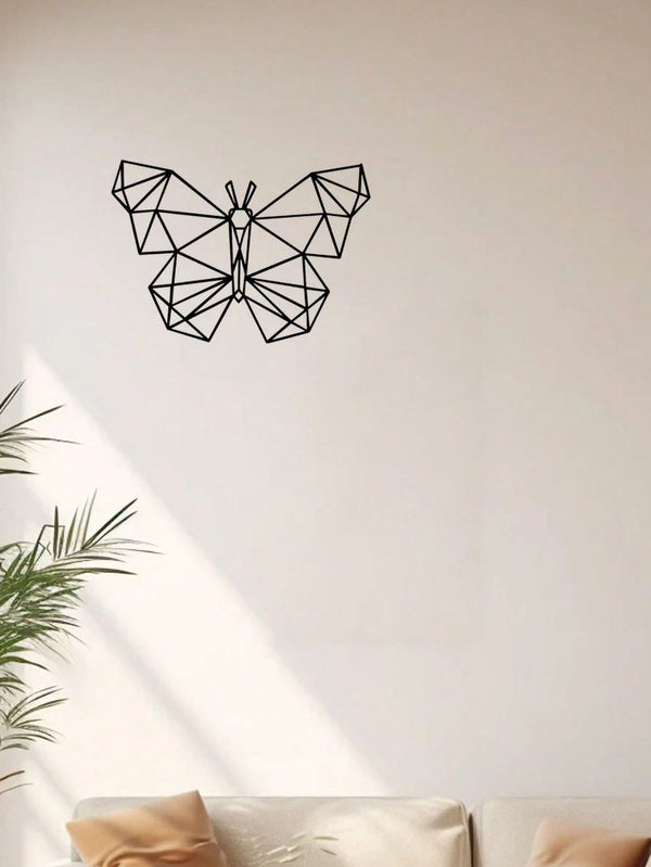 1 exquisite craft: Butterfly heart-shaped rose metal sign, Halloween abstract art Christmas elegant design, wall artwork, craft sign wall decoration, suitable for offices and home living rooms
