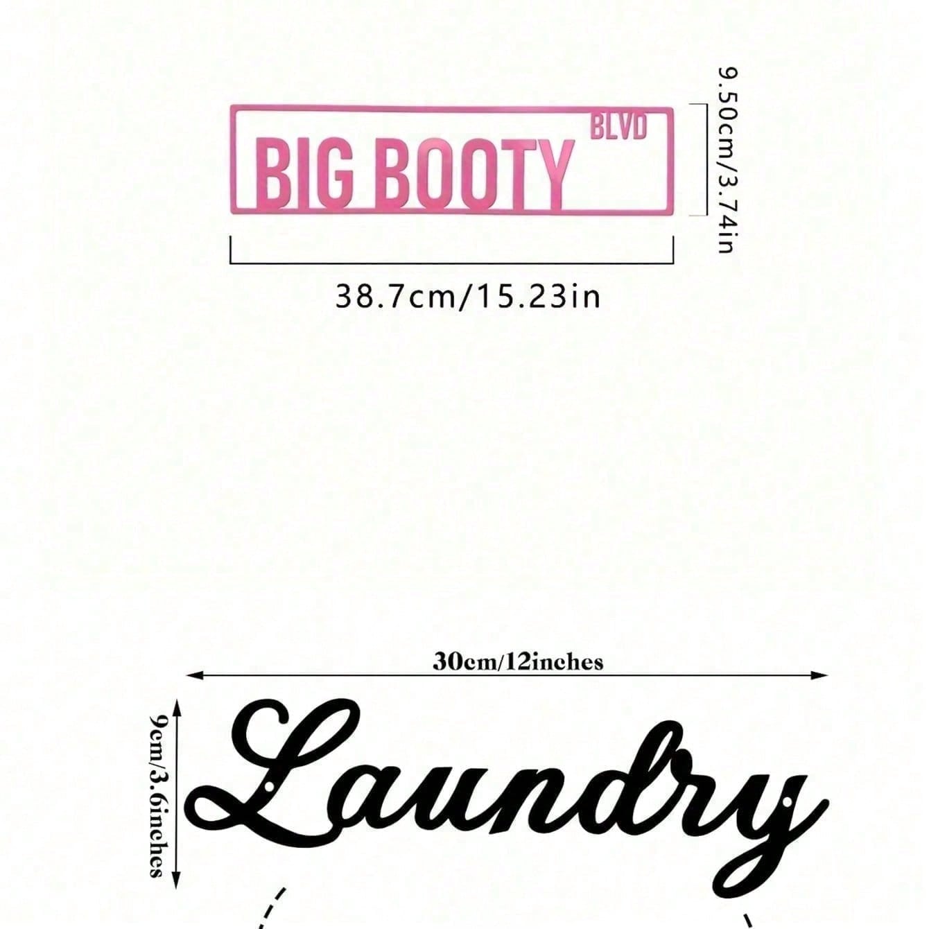 1pc Personalized Pink Aluminum Street Sign, "Big Booty" - Custom Home Decor For Door,Home Decor ,Room Decor,Wall Decor