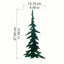 1pc elegant green metal wall art featuring a tree motif, crafted with intricate details for a nature-inspired aesthetic. Perfect as a stylish living room accent or durable outdoor decoration. Adds a refreshing botanical touch to any space while resisting