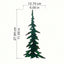 1pc elegant green metal wall art featuring a tree motif, crafted with intricate details for a nature-inspired aesthetic. Perfect as a stylish living room accent or durable outdoor decoration. Adds a refreshing botanical touch to any space while resisting