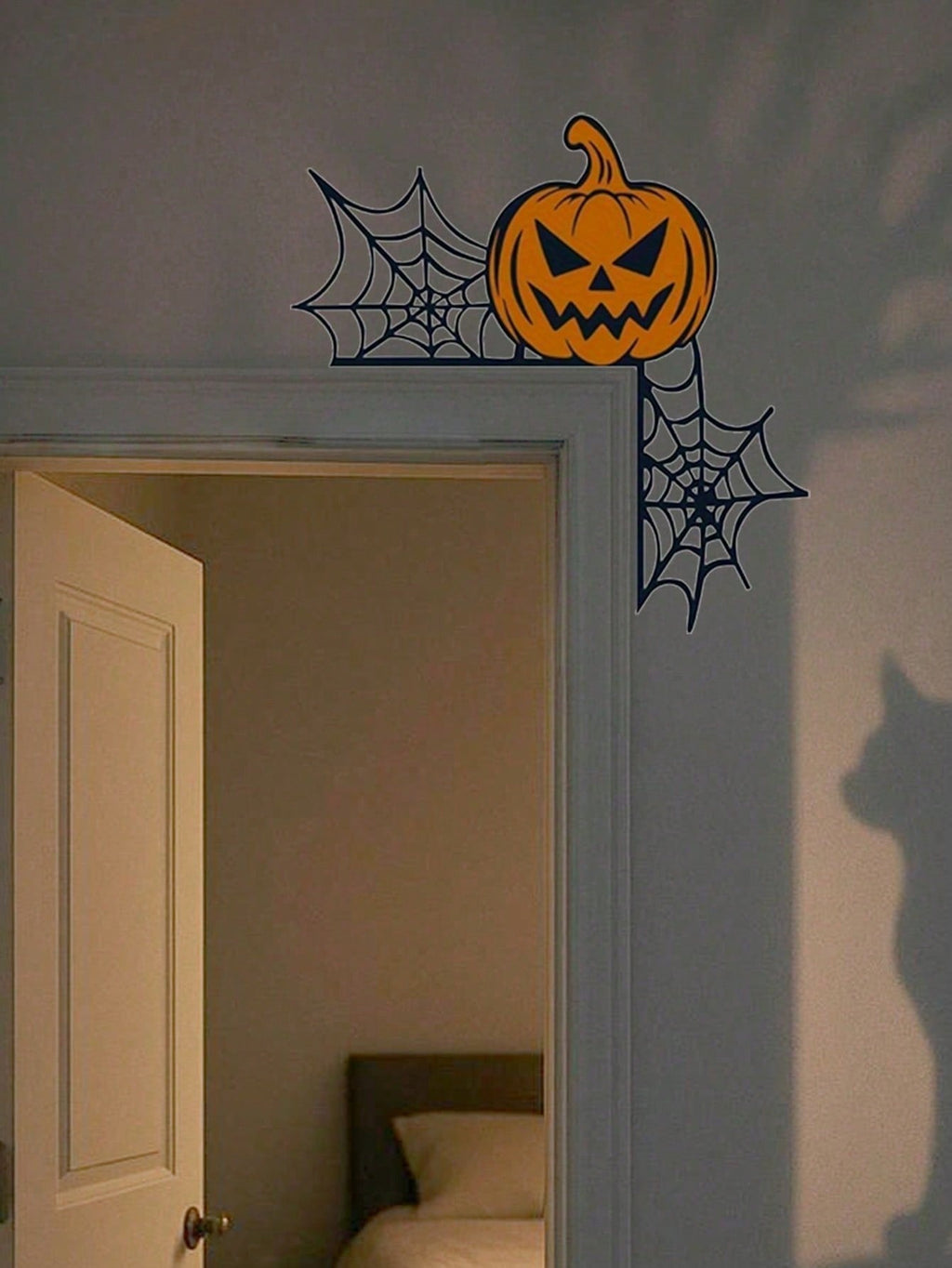 Elevate Your Halloween Ambiance With Our Exquisite Gothic-Style Metal Door Corner Accents! These Ornate Pediments Feature Intricate Sill And Lintel Trim, Blending Timeless Elegance With Spooky Charm. Perfect For Creating A Hauntingly Sophisticated Seasona
