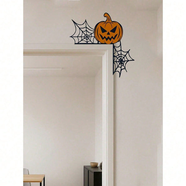 Elevate Your Halloween Ambiance With Our Exquisite Gothic-Style Metal Door Corner Accents! These Ornate Pediments Feature Intricate Sill And Lintel Trim, Blending Timeless Elegance With Spooky Charm. Perfect For Creating A Hauntingly Sophisticated Seasona