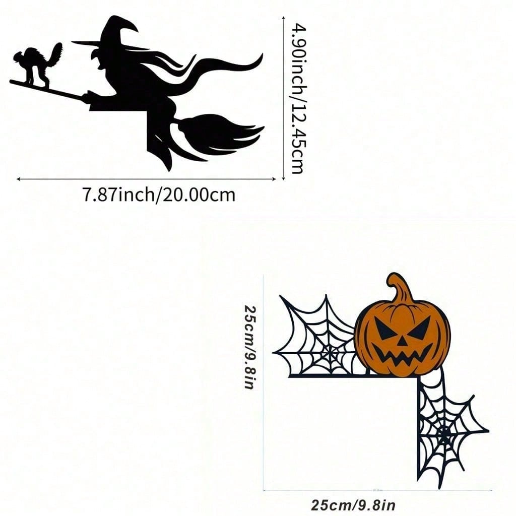 Elevate Your Halloween Ambiance With Our Exquisite Gothic-Style Metal Door Corner Accents! These Ornate Pediments Feature Intricate Sill And Lintel Trim, Blending Timeless Elegance With Spooky Charm. Perfect For Creating A Hauntingly Sophisticated Seasona