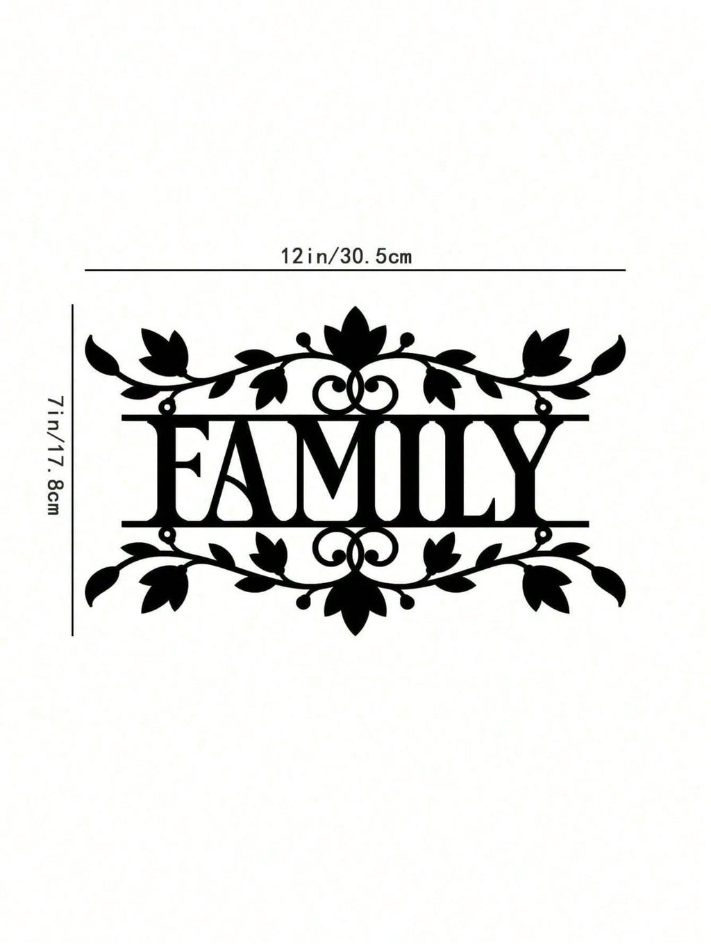 1pc "Family with Leaves" Wall Art Elevate your bedroom, living room, or bathroom with this modern home decor piece. Crafted from premium waterproof and rust-resistant materials, it combines stylish elegance with lasting durability for any space,Suitable f