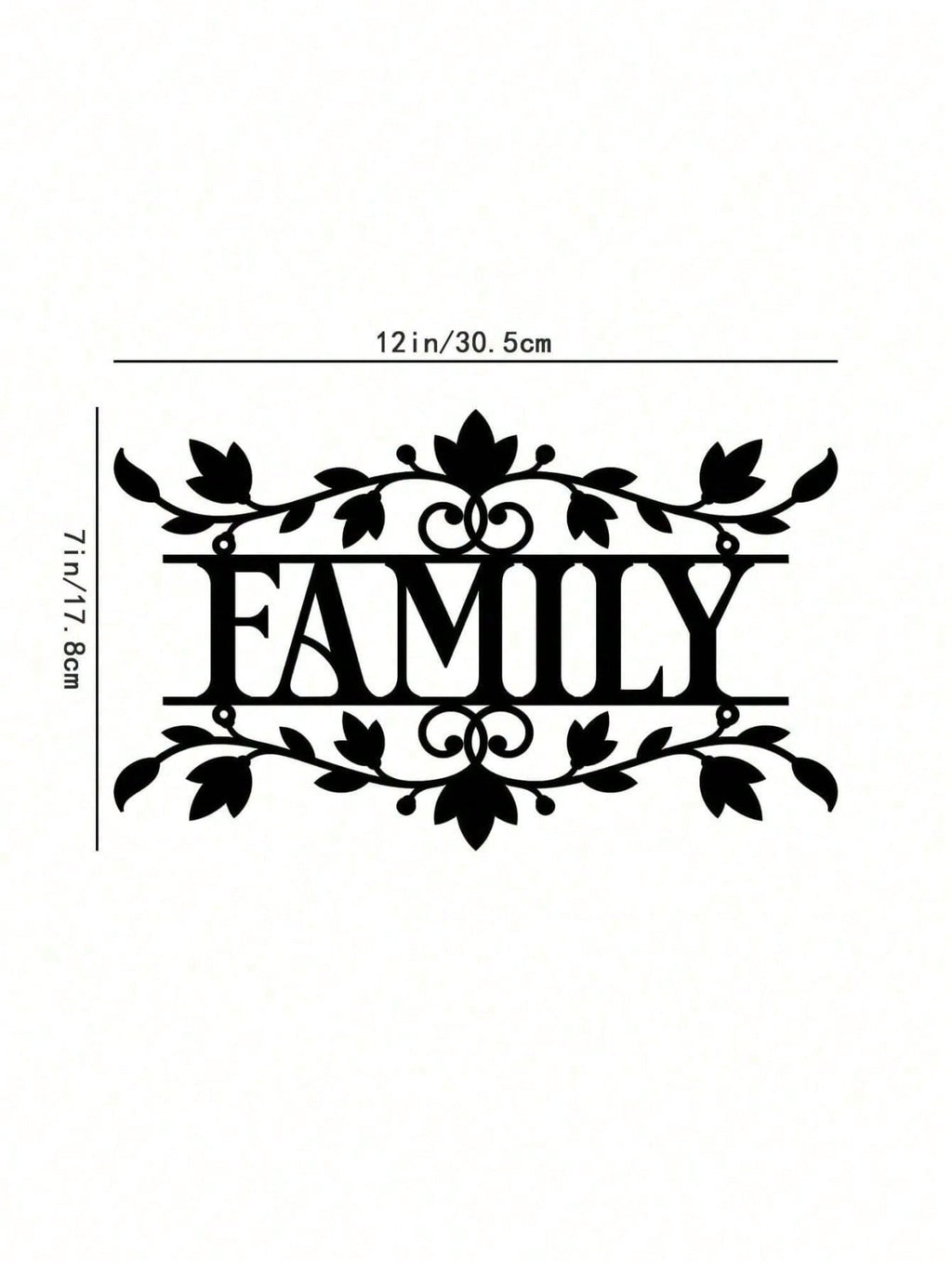 1pc "Family with Leaves" Wall Art Elevate your bedroom, living room, or bathroom with this modern home decor piece. Crafted from premium waterproof and rust-resistant materials, it combines stylish elegance with lasting durability for any space,Suitable f