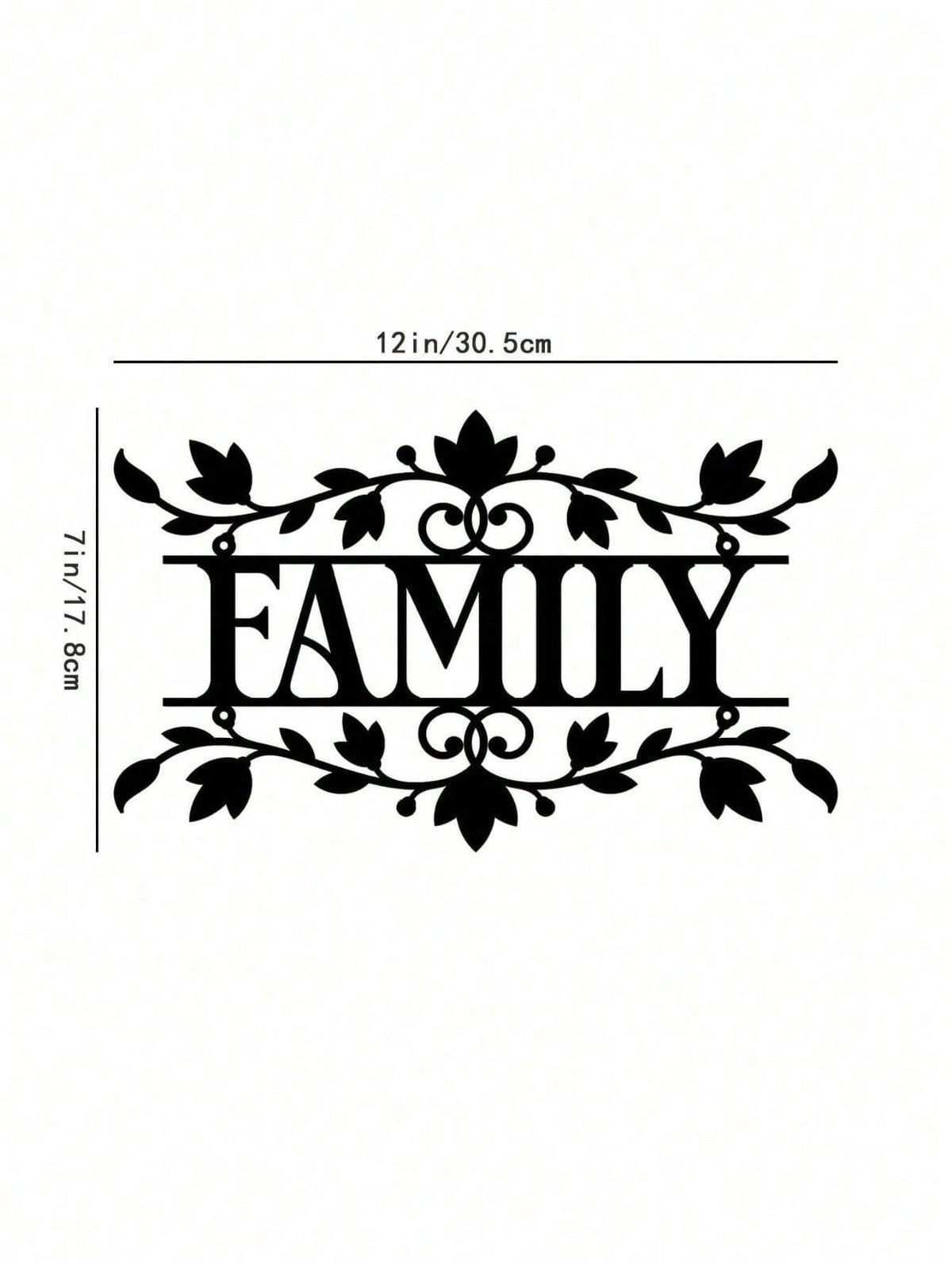 1pc "Family with Leaves" Wall Art Elevate your bedroom, living room, or bathroom with this modern home decor piece. Crafted from premium waterproof and rust-resistant materials, it combines stylish elegance with lasting durability for any space,Suitable f