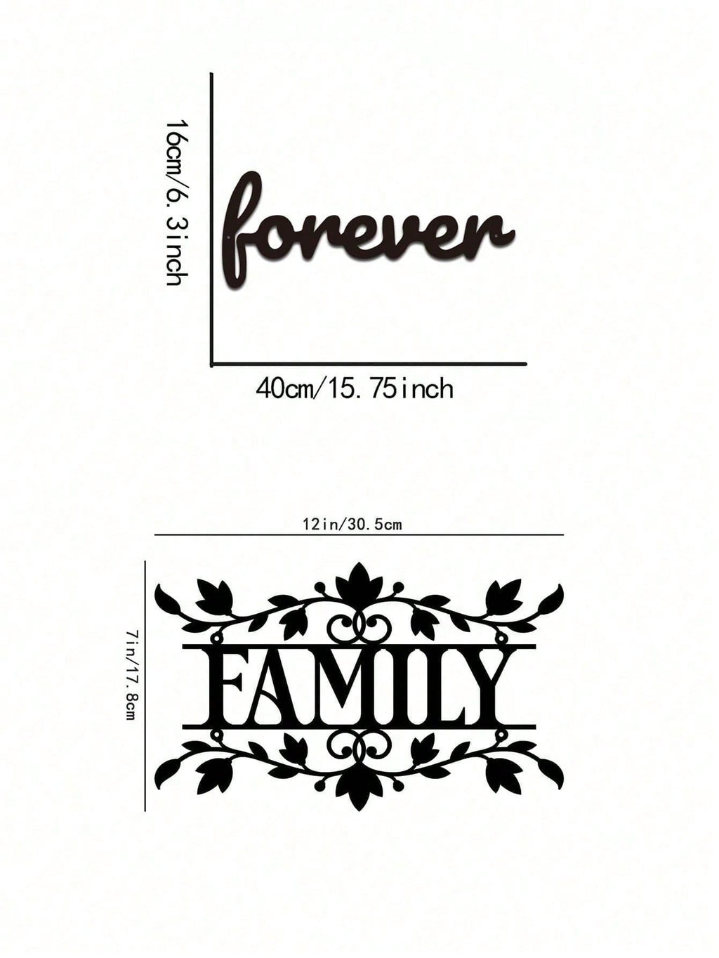 1pc "Family with Leaves" Wall Art Elevate your bedroom, living room, or bathroom with this modern home decor piece. Crafted from premium waterproof and rust-resistant materials, it combines stylish elegance with lasting durability for any space,Suitable f