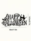 Elevate your space with this premium metal wall art featuring a "Happy Halloween" design. Crafted with durable iron and a century-old baked paint finish, it is waterproof, rust-resistant, and fade-resistant for long-lasting beauty. Easy to install and per