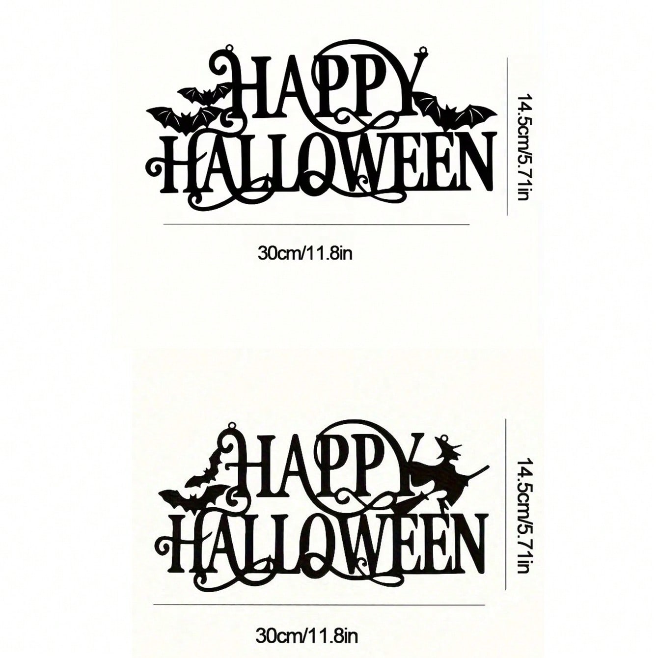 Elevate your space with this premium metal wall art featuring a "Happy Halloween" design. Crafted with durable iron and a century-old baked paint finish, it is waterproof, rust-resistant, and fade-resistant for long-lasting beauty. Easy to install and per