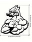 1PC Quirky Duck Bodybuilder Metal Art - Humorous Animal Fitness Sculpture with Ripped Physique Details, Man Cave Decor for Gym or Game Room, Conversation Starter Gift, Suitable for Christmas, Halloween, Thanksgiving, Valentine's Day Gifts, Suitable for Mo