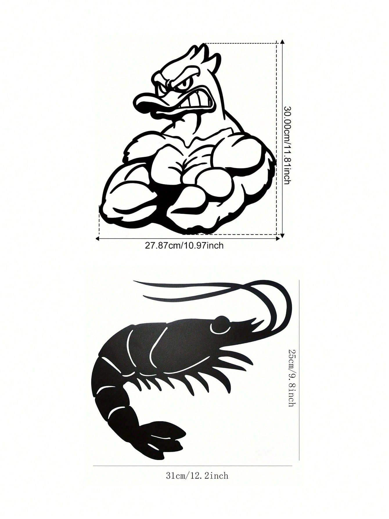 1PC Quirky Duck Bodybuilder Metal Art - Humorous Animal Fitness Sculpture with Ripped Physique Details, Man Cave Decor for Gym or Game Room, Conversation Starter Gift, Suitable for Christmas, Halloween, Thanksgiving, Valentine's Day Gifts, Suitable for Mo